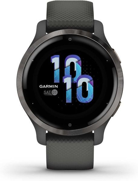Нов Смарт Часовник Garmin Venu 2S Slate/Graphite 010-02429-10, 2 години Гаранция
