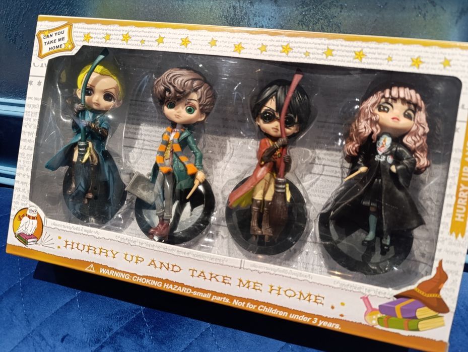 Комплект фигурок -Гарри Поттер,Рон, Гермиона,Малфой