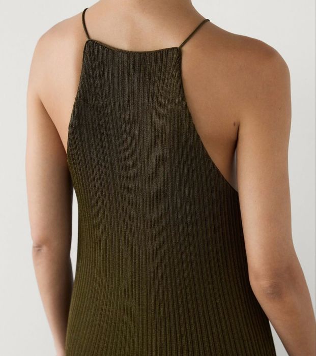 Rochie kaki , Massimo Dutti - noua cu eticheta atasata
