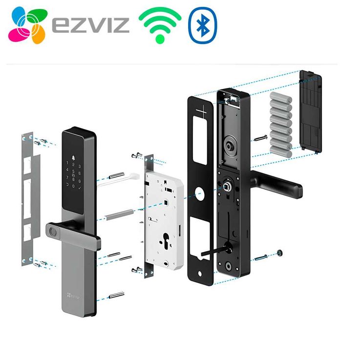 EZVIZ DL05 - Умный дверной замок нового поколения премиум класса