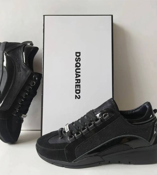 Мъжки маратонки естествена кожа Dsquared