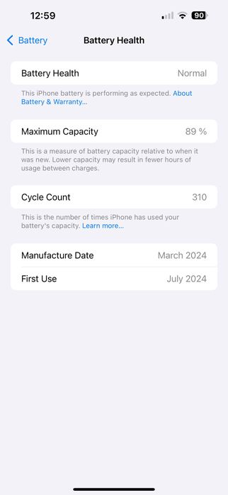 Iphone 15 pro max, 256 GB, Natural Titanium, stare Excelenta
