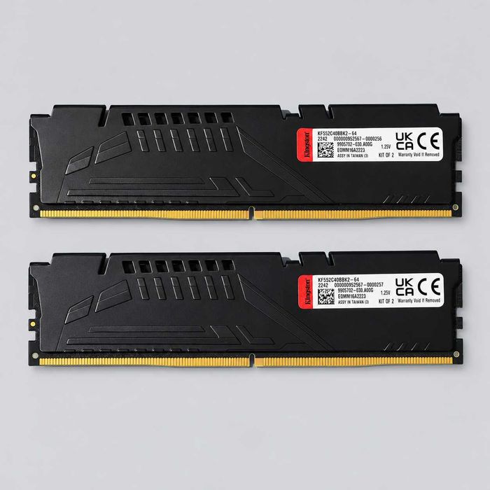 Memorie RAM Calculator, Desktop Kingston FURY Beast KF552C40BBK2-64 64GB - 2 x 32GB 5200 MHz CL40  Intel XMP 3.0