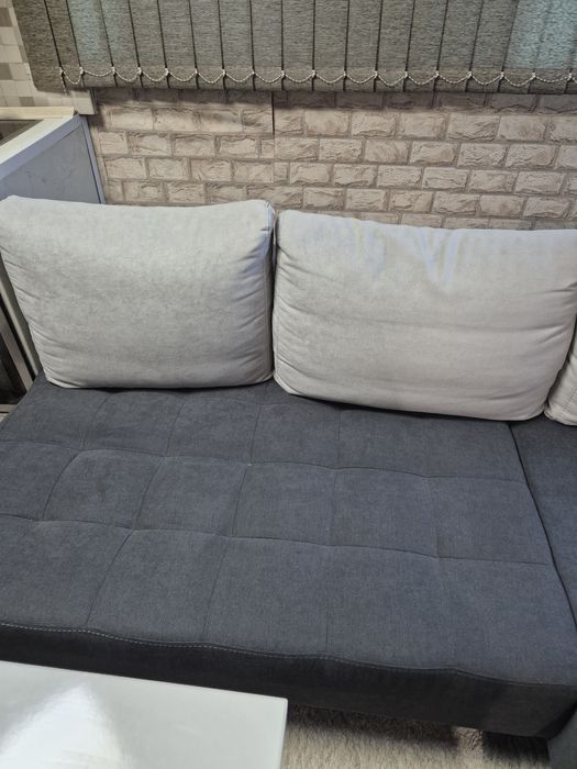 Ъглов дивани- сив
