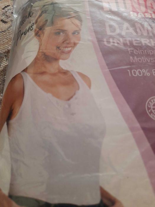 1 Pijama noua dama XXL de vara 1buc iarna XXL dama bleu 2 maieuri mar52/3XL