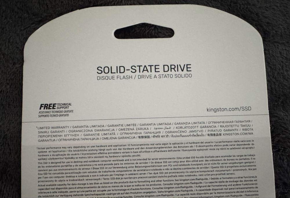 2TB Kingston NV3 M.2 2280 PCIe 4.0 NVMe SSD | SNV3S/2000G + алуминиев охладител