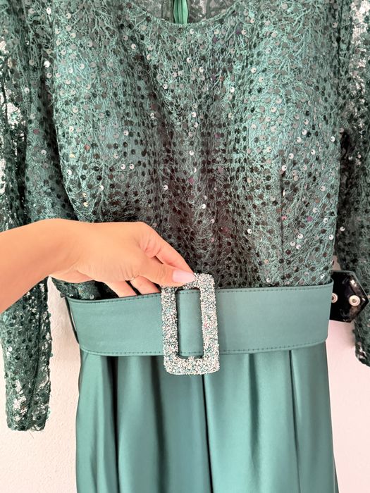 Rochie de ocazie  verde smarald