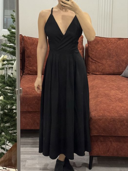 черное вечернее платье