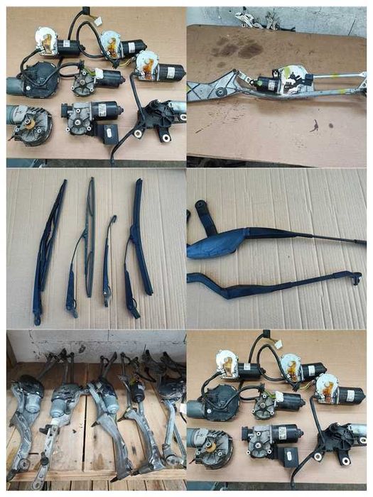 Моторчета предни и задни за стъкла рамене и механизми от Мерцедес