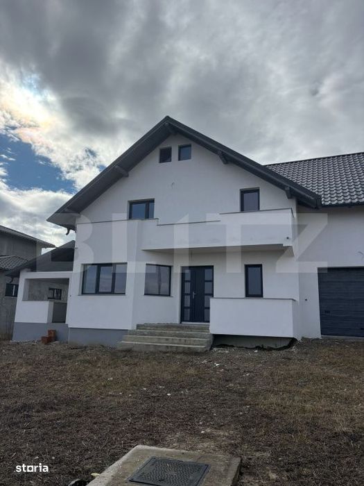 Casa individuala 196 mp | 4 dormitoare | garaj | teren 400 mp | Ipotes