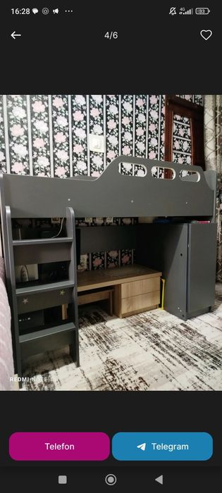 Детские кроват сотилади.