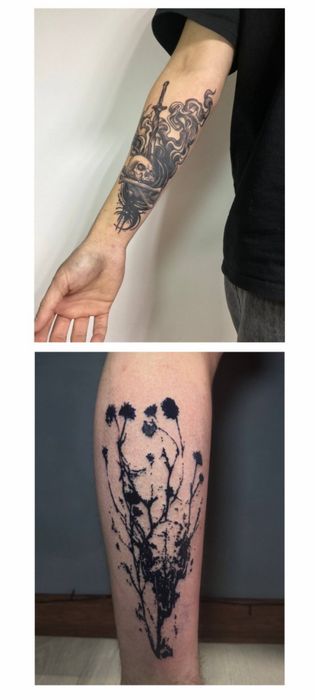 Татуировки, разработка эскизов