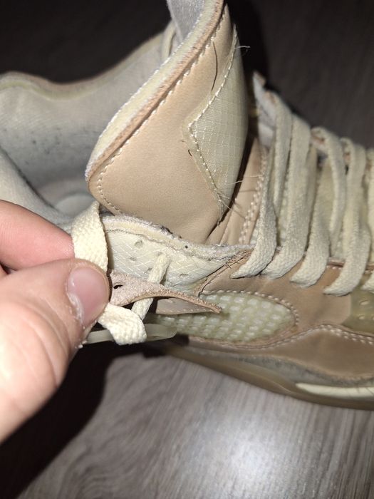 Jordan 4 off white sail