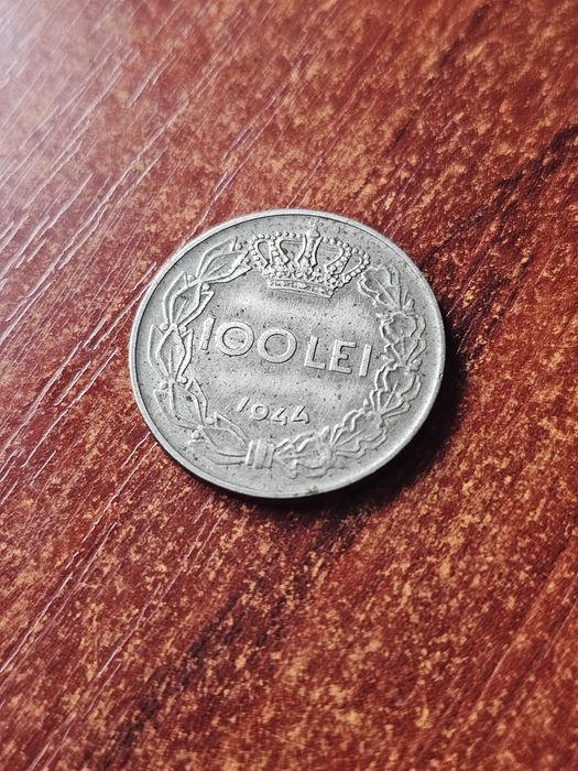 Moneda 100 de lei(1944) Regele Mihai