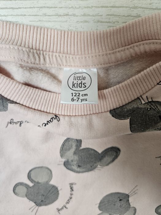 Bluziță roz cu șoricei – Little Kids, mărimea 122