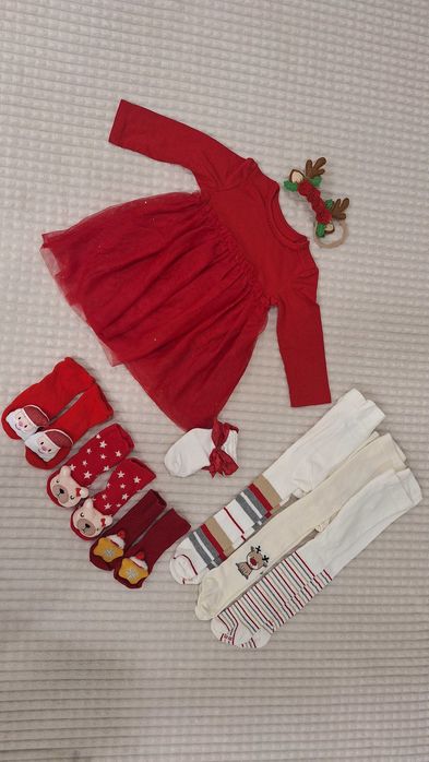 Коледен лот за момиченце 68-74