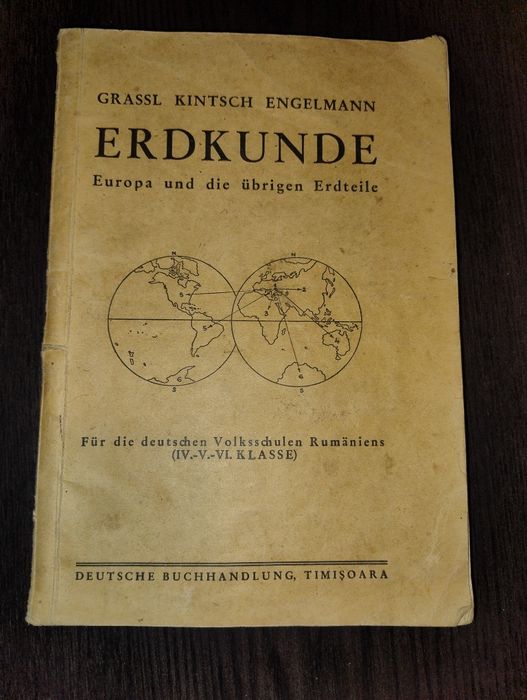 Vand manual de geografie 1936 in limba germana