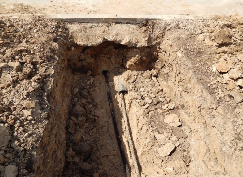 Прокол ГНБ. Асфальт астынан тесу.