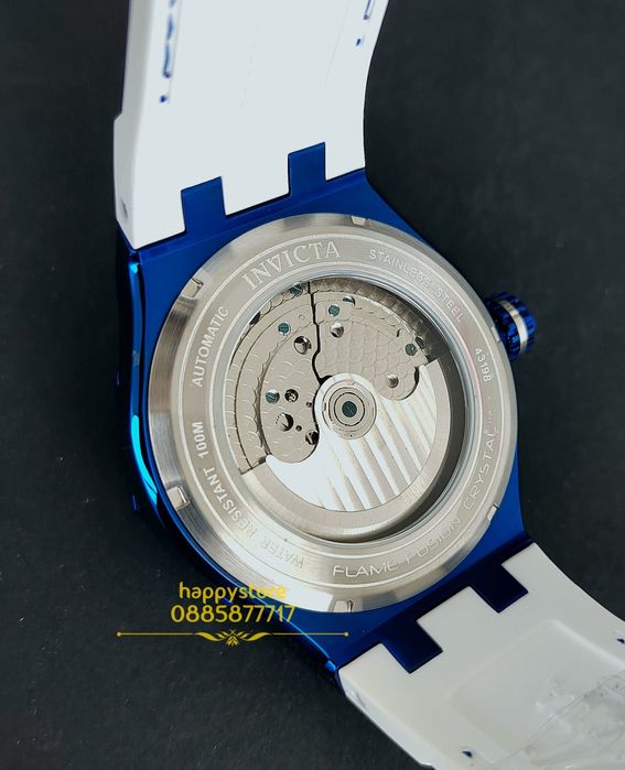 часовник INVICTA Specialty automatic White and Blue 52 mm, Инвикта нов
