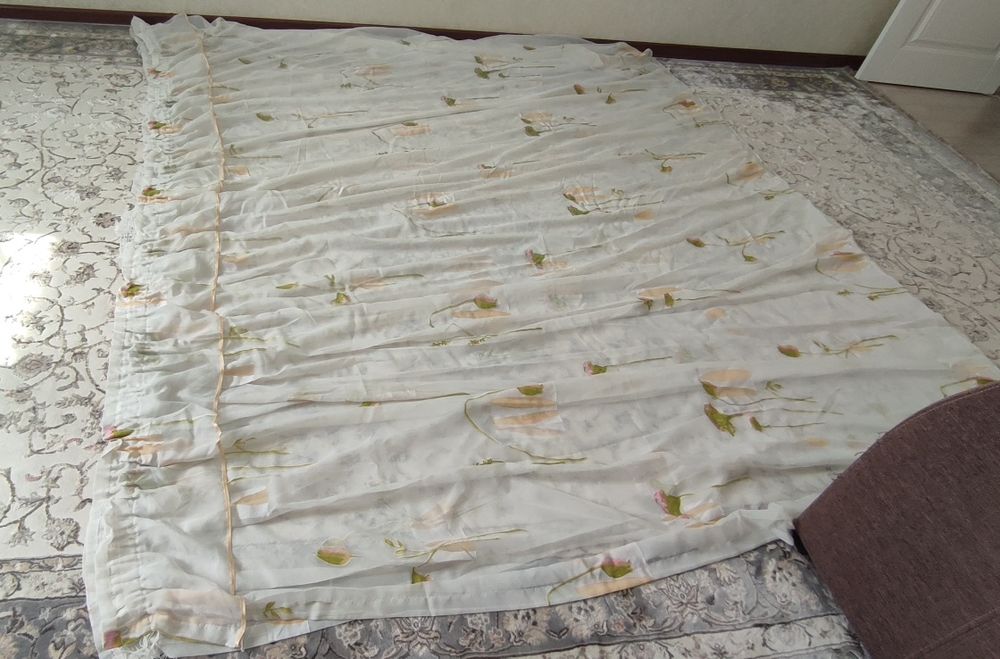 Тюли органза, крепшифон