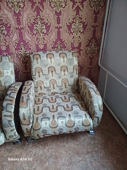 Диван с 2 креслами