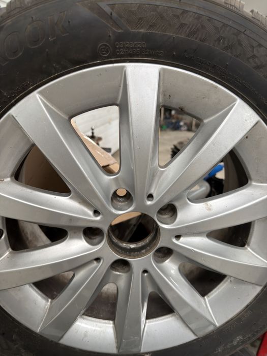 Jante mercedes cu anvelope iarna hankook