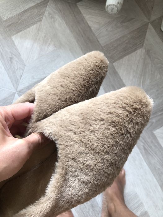 Меховые балетки р.37 новые