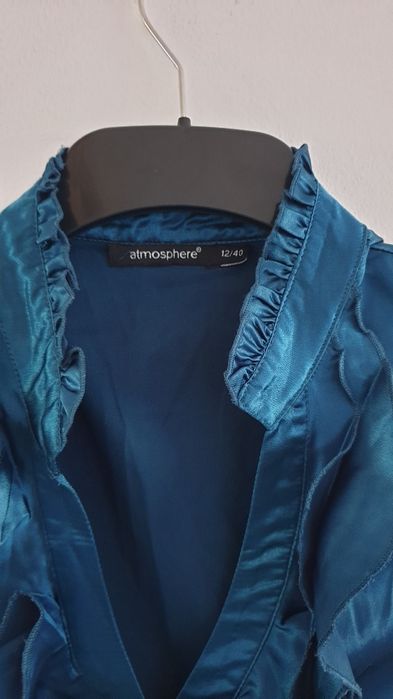 Camasa M Atmosphere satin turcoaz