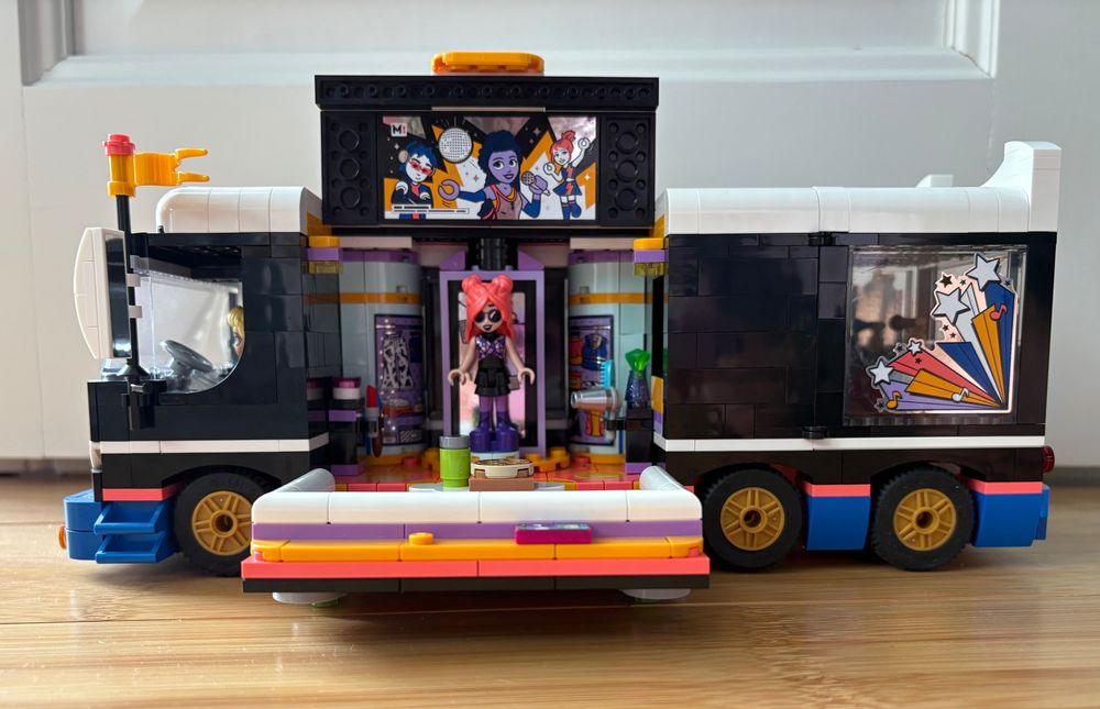 Оригинал лего музыкальный туристический автобус поп-звездыLEGO Friends