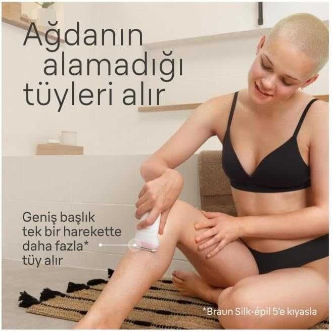 Епилатор Braun Silk-épil 7 7-000 (SE7-000) 2 степени, бял