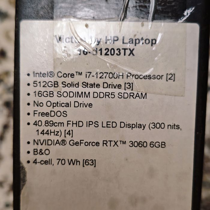 HP VICTUS sotiladi igravoy idial xolati