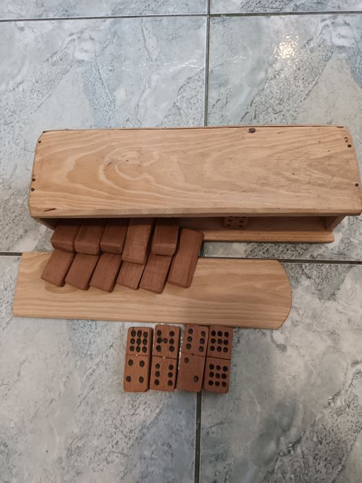 Домино дървено ръчна изработка