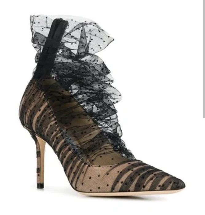 Manolo Blahnik Jimmy Choo обувки чехли