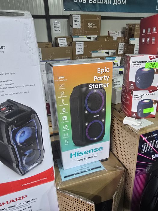 Нова парти тонколона Sharp Speakers PS-931, Xparty SING Party 2x6.5"