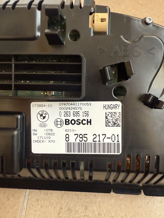 Дигитално табло 6WBA бмв х5 х6 ф15 ф16 с хедъп (tablo 6WBA bmw x5 x6)