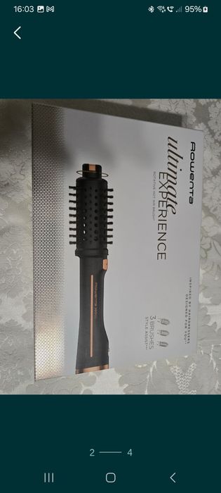 Perie rotativa Rowenta Ultimate Experience,  Superpret!