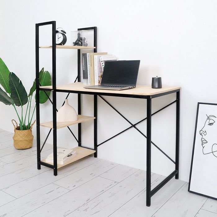 Письменный стол с полками в стиле Лофт