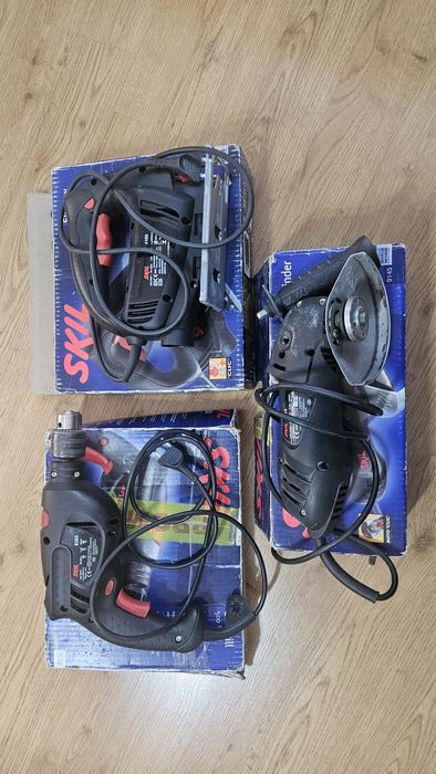 Skil - Set 3 scule Flex - Fierastrau pendular - Masina de gaurit