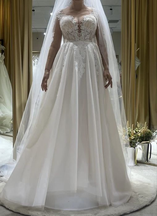 Rochie mireasa A-line printesa