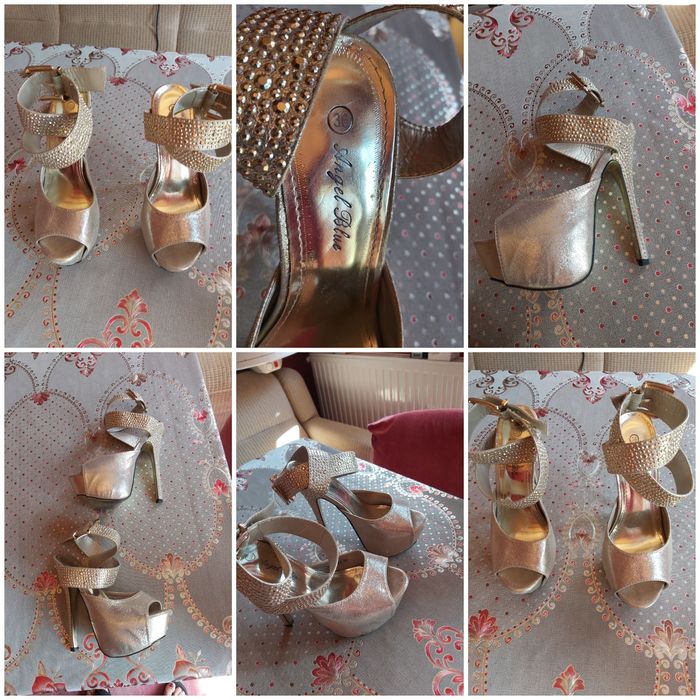 Sandale elegante din piele, 36 și 37