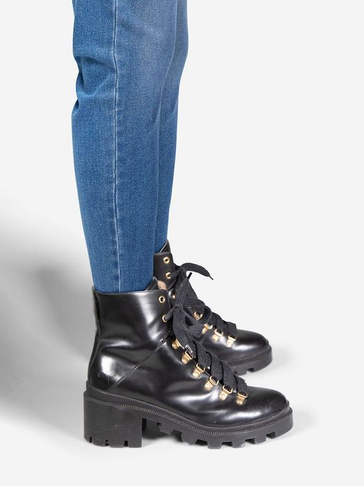 Боти / ботуши Gucci Combat Boots Sylvie Black 39 оригинални