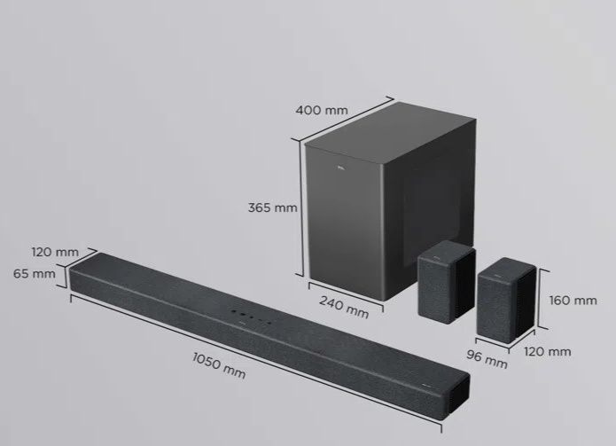 TCL X937U – Флагмански Саундбар 7.1.4 (1020W) с Dolby Atmos