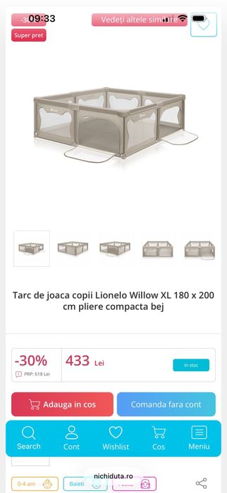 Patut bebe, sterilizator Philips, țarc lionelo, marsupiu isara, balansoar electric, cada cu suport bebe