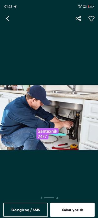 Сантехник хизмати 24/7 Santexnik xizmati