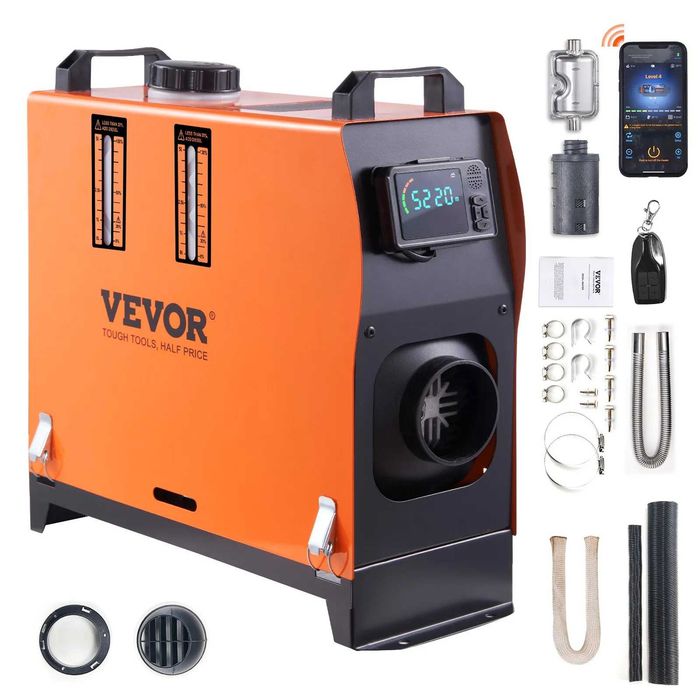 Суха дизелова печка VEVOR с мощност от 8KW