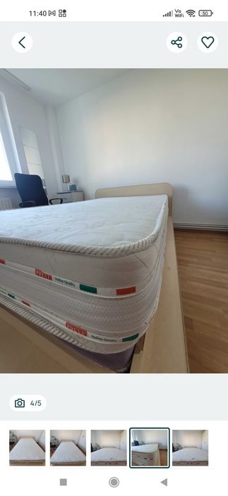 Oferta saltea spumă Previ Italy 1,60X2m 260 lei