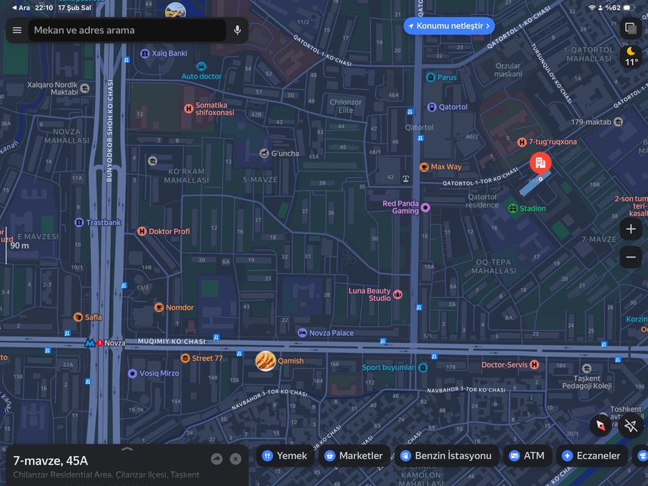 Срочно продаётся 4-комнатная квартира чиланзар 7-квартал