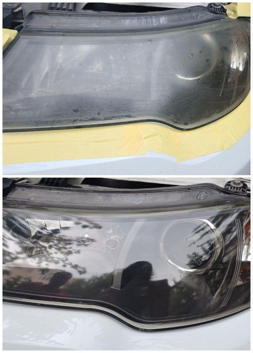 Полировка химическое восстоновление фар