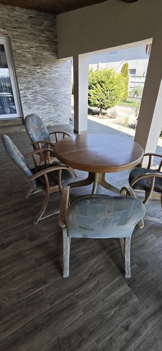 Set mobilier terasa lemn masiv.