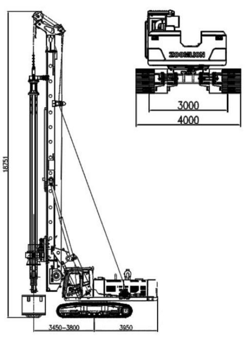 Роторная буровая установка ZOOMLION ZR185